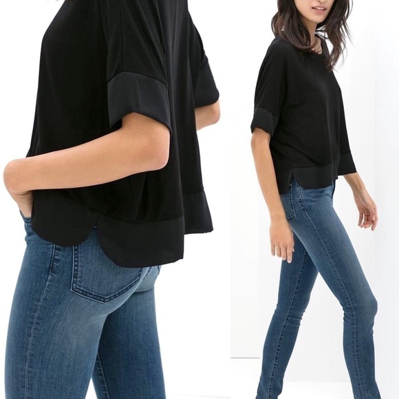 Zara Combined Hem Top - Picture 3 of 8